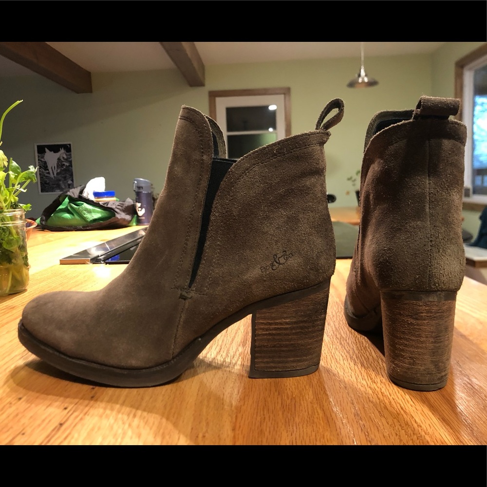 Bos. & Co. Belfield Waterproof Suede Boot - Moss